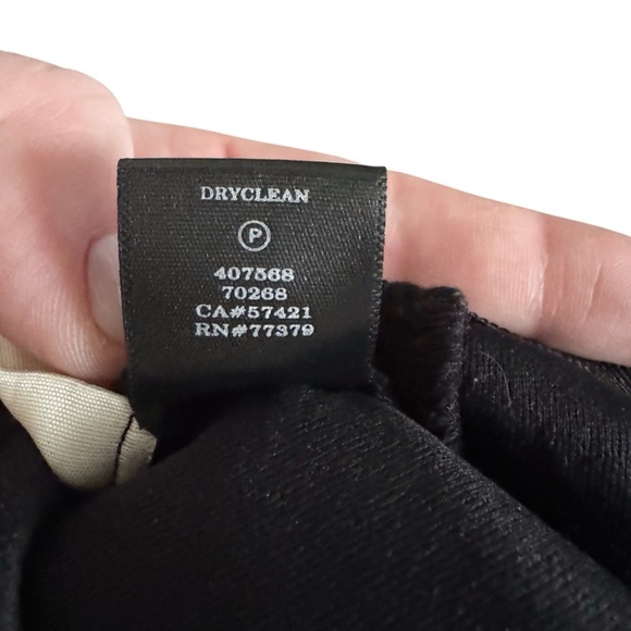 Ann Taylor A line Black mini Skirt textured size 6 office siren corpcore 959 - Picture 5 of 11